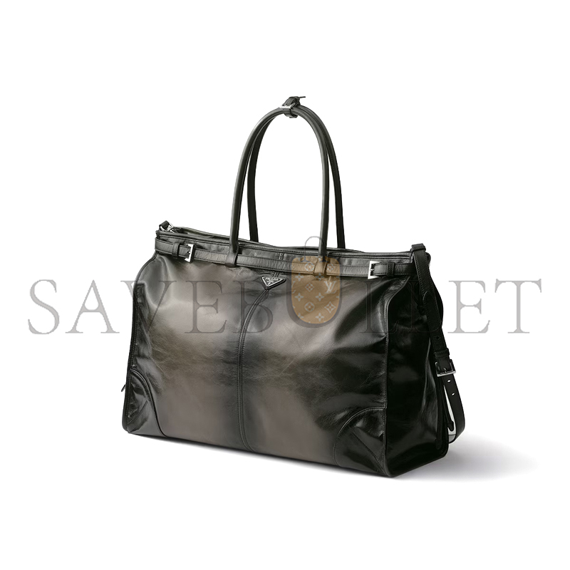 PRADA BONNIE LEATHER TOTE BAG 2VG128 (50*36*17cm)